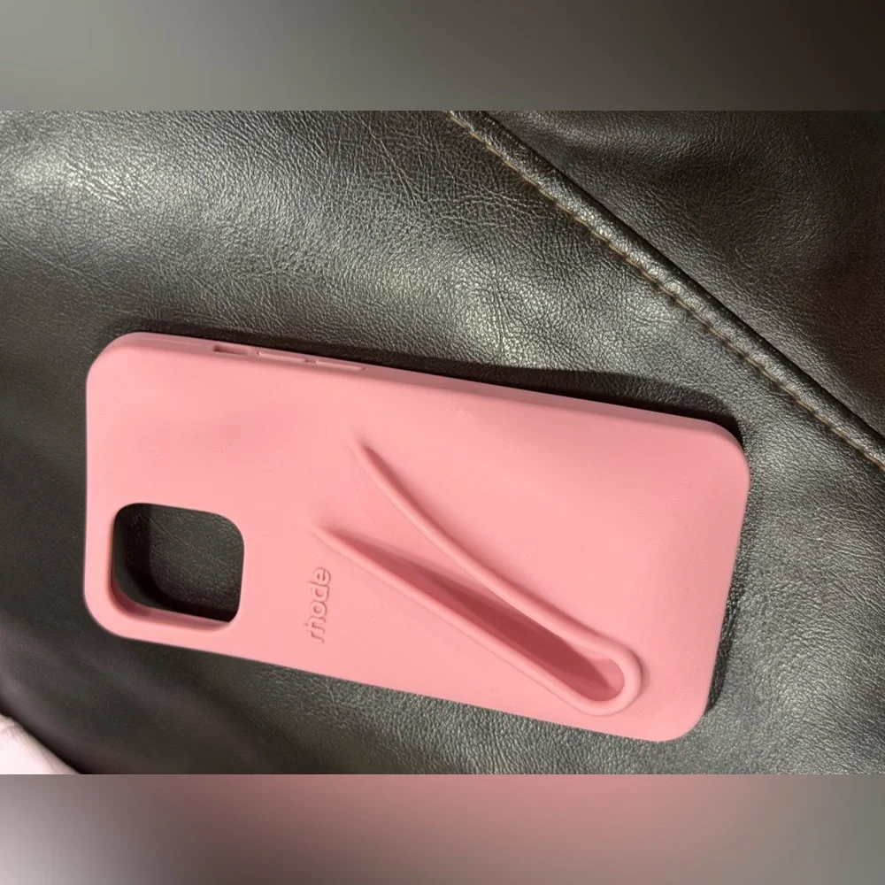 Fall líp Case Pink 13 pro Max Rohde case Ribbon color